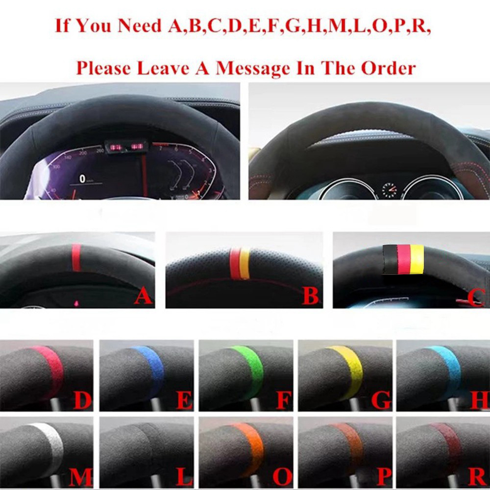 DIY Customized For KIA K5 DL3  - Car Steering Wheel Cover Anti Slip Breathable recension och pris