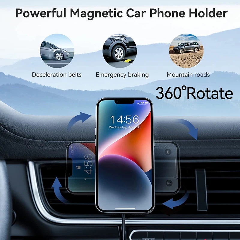 Car Magnetic Wireless Charger  - Wireless Car Charger Mount Fast Charging recension och pris