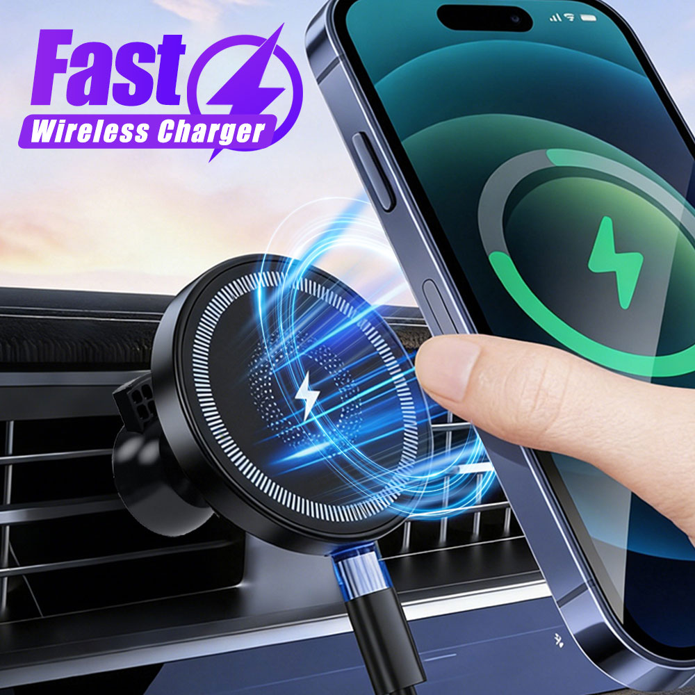 Magnetic Wireless Car Charger  - Magnetic Phone Holder For Car Vent recension och pris