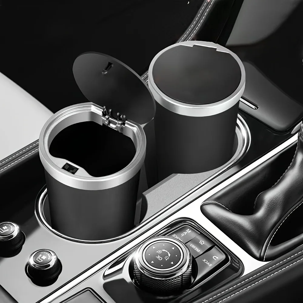 Compact Leakproof Mini Car Tra - Waterproof Car Trash Can With Lid recension och pris