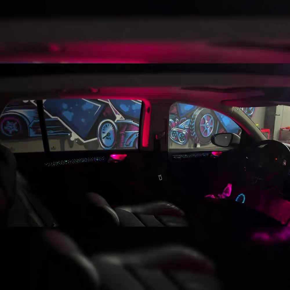 Car Interior Lighting Upgrade  - Led Ambient Interior Car Lights App Control recension och pris