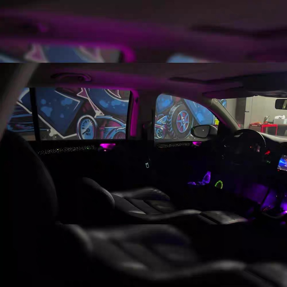 Car Interior Lighting Upgrade  - Led Ambient Interior Car Lights App Control recension och pris