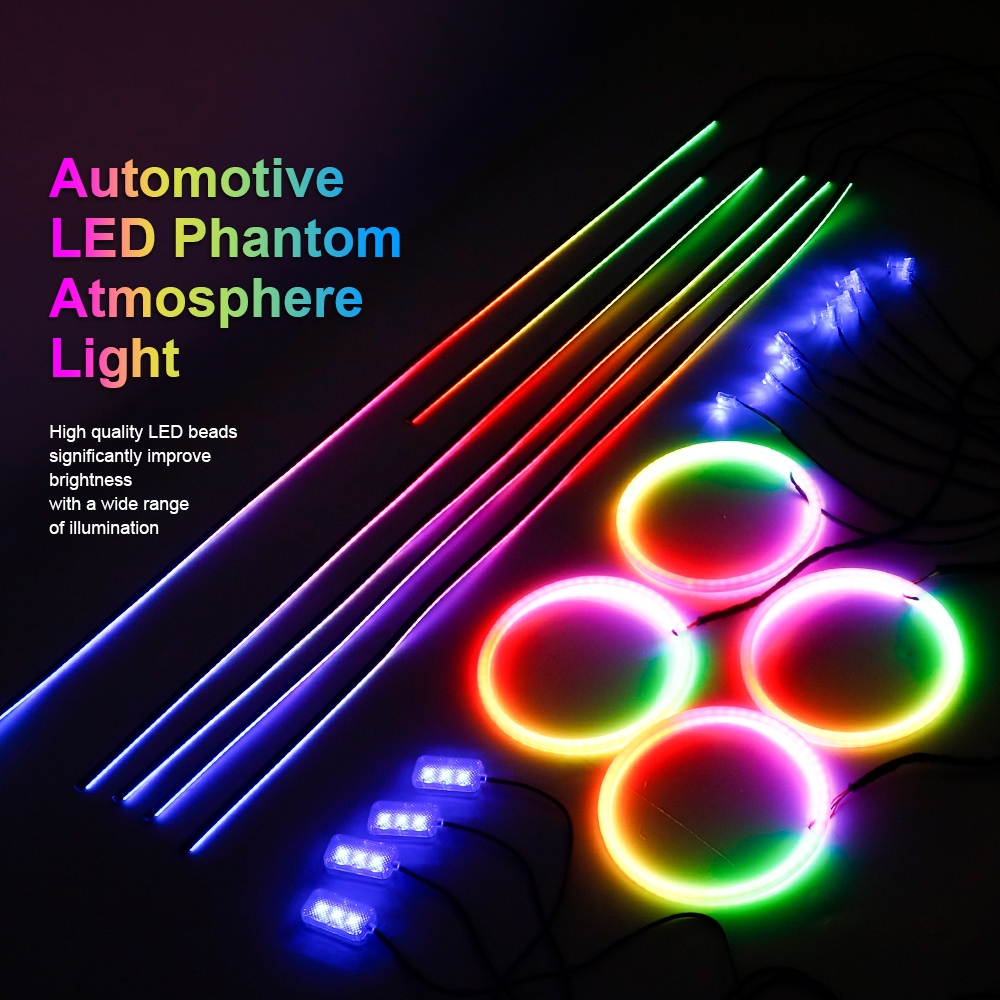 6/10/14/18/22 in 1 Car Ambient - Led Ambient Interior Car Lights App Control recension och pris