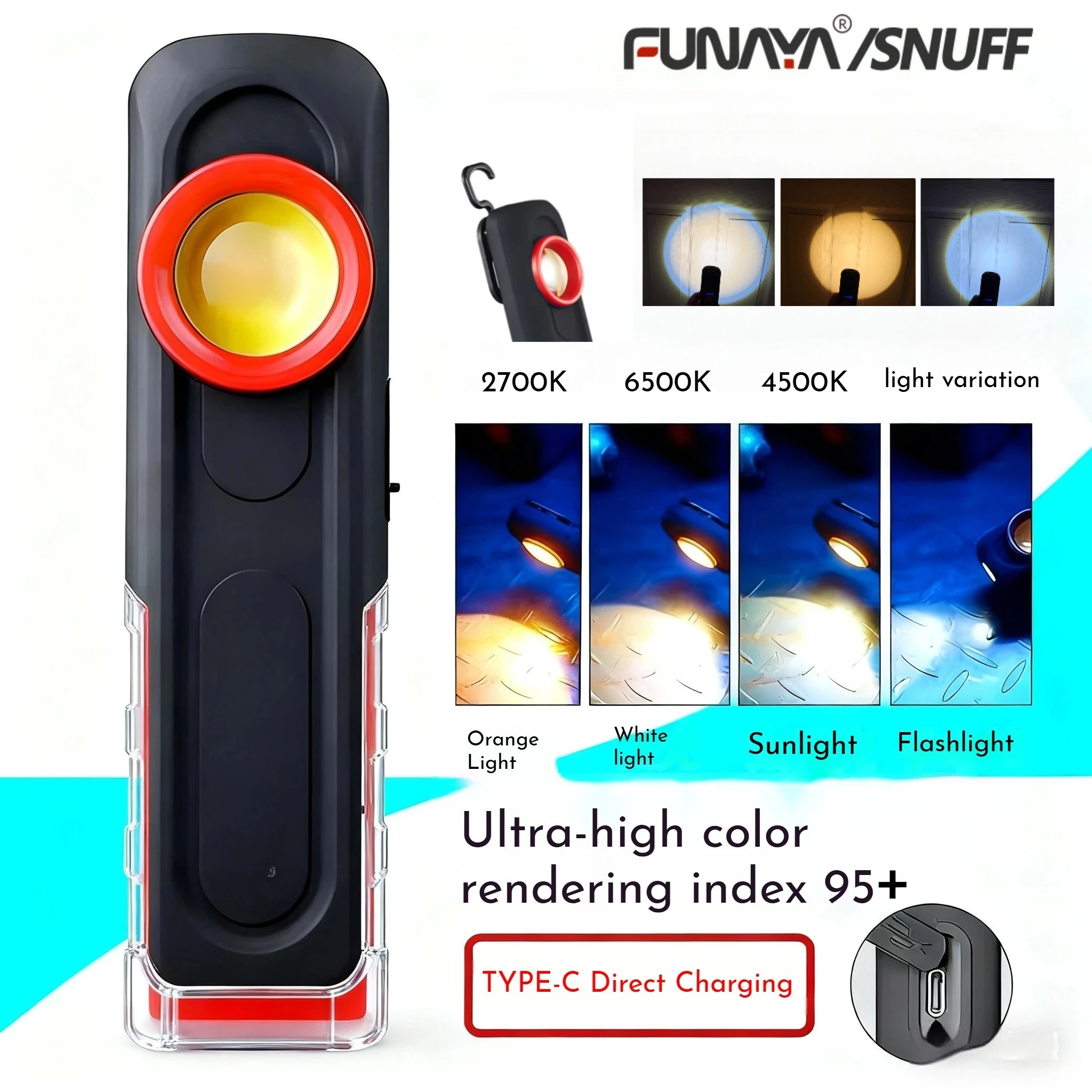 FUNAYA Portable Flashlight Car - Auto Repair Tools recension och pris