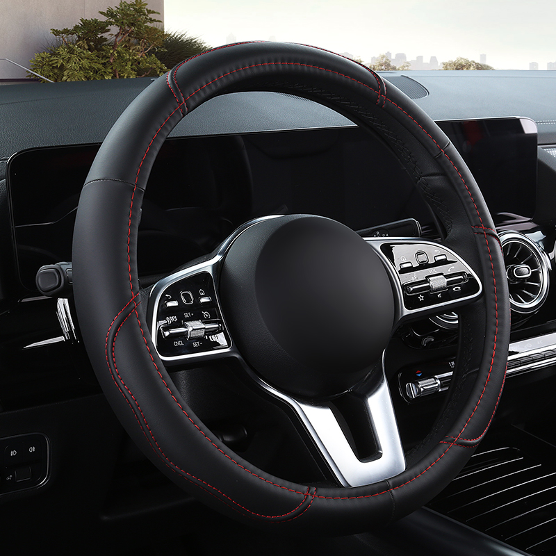Car  Anti-Slip Leather  Steeri - Car Steering Wheel Cover Anti Slip Breathable recension och pris