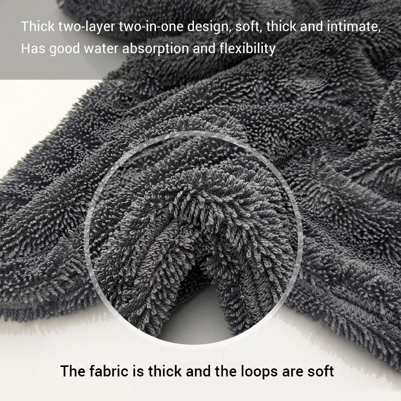 1200GSM Car Wash Towel Microfi - Microfiber Car Drying Towel Super Absorbent recension och pris