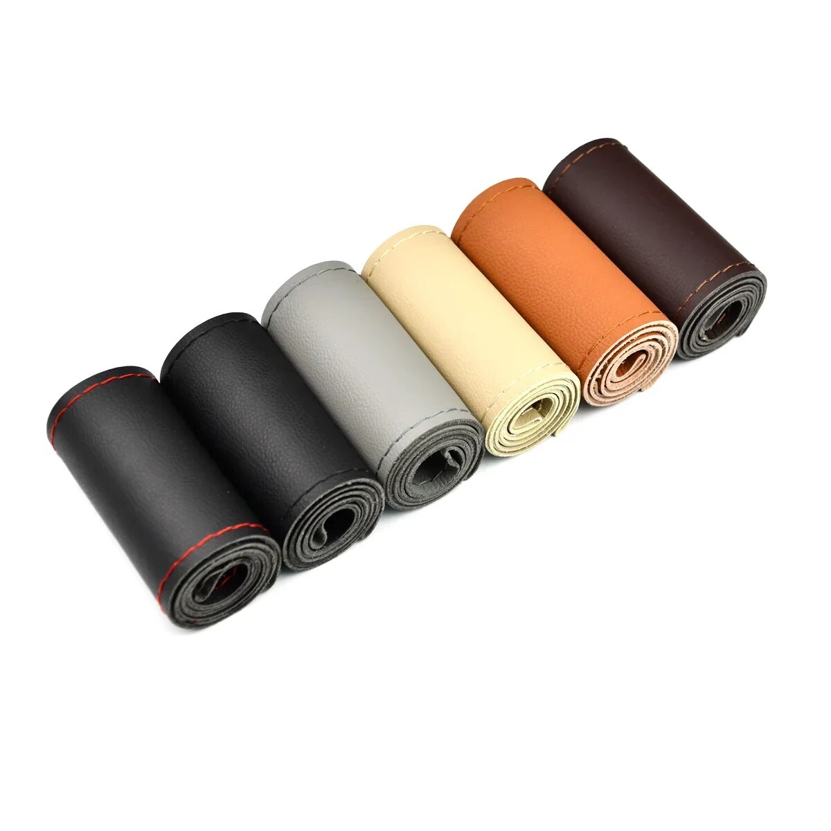 Universal Leather Car Steering - Car Steering Wheel Cover Anti Slip Breathable recension och pris