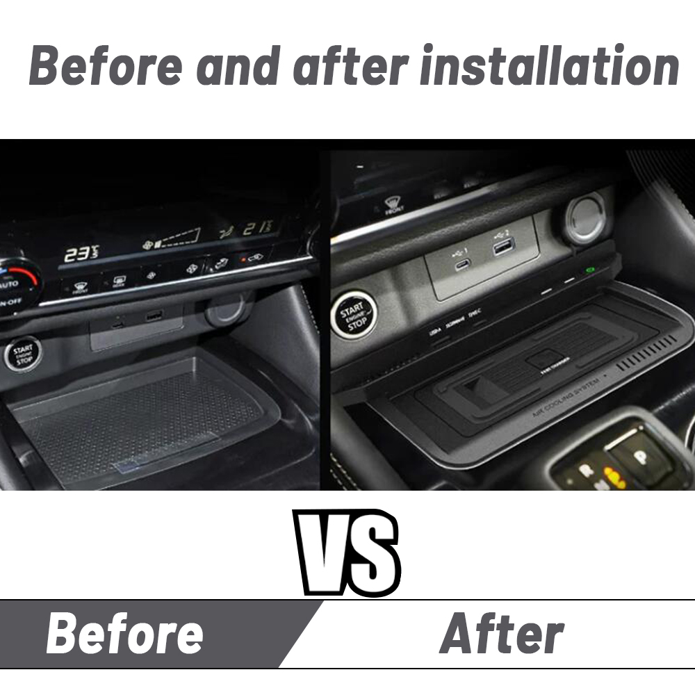 Car Wireless Charger For Nissa - Wireless Car Charger Mount Fast Charging recension och pris